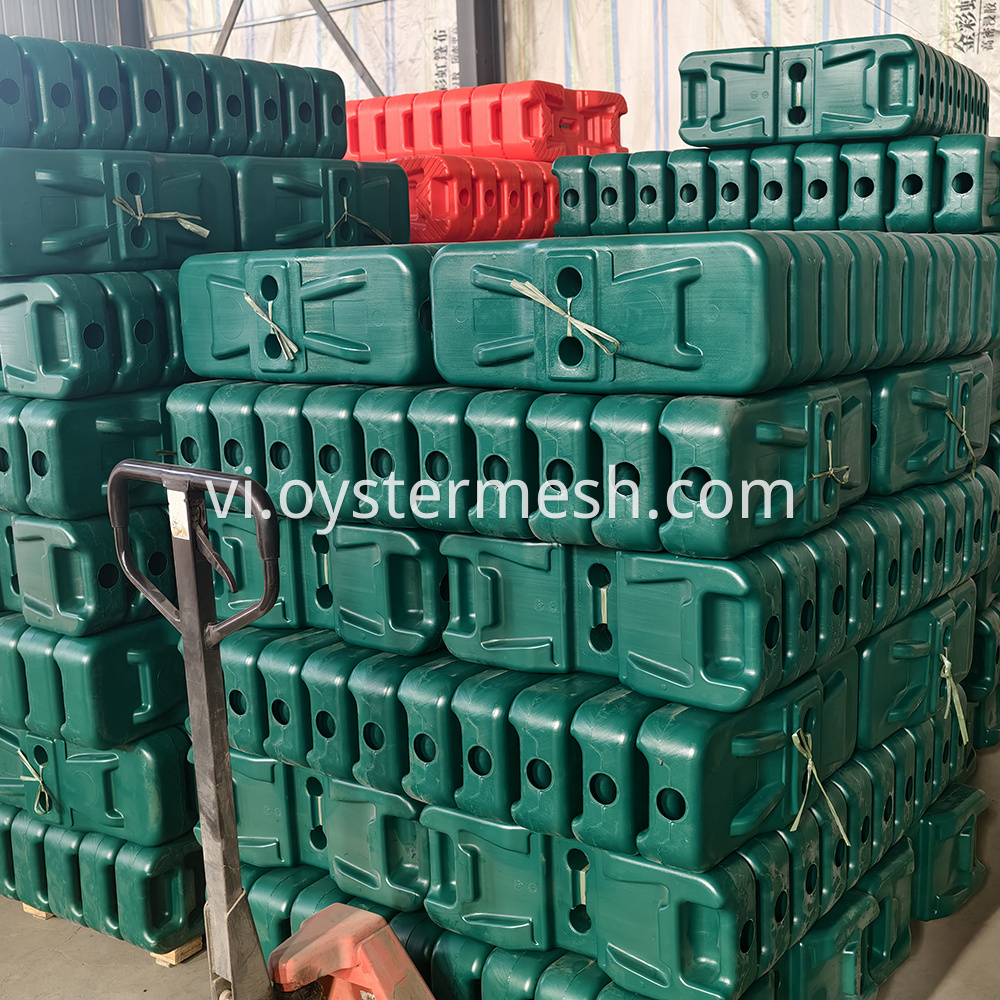 plastic fence base green (1)